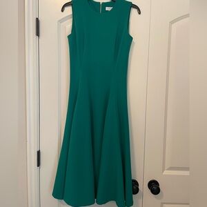 Green business dress